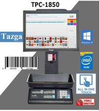 TAZGA TPC- 1850 POS TERAZI / ÇİFT EKRAN / BARKOD OKUYUCU / PROGRAMLI - 1